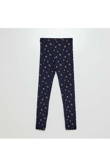 Long jersey leggings BLUE