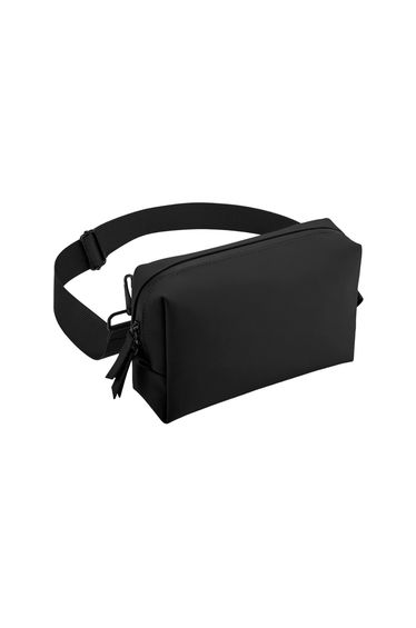 Bagbase Matte PU Coating Crossbody Bag - Black