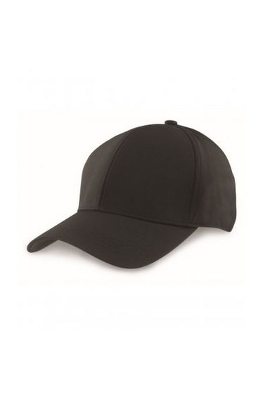 Result Headwear Unisex Tech Performance Softshell Cap - Black