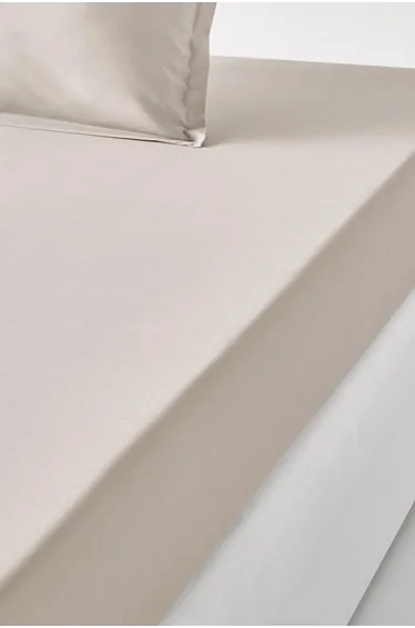 شرشف سرير قطن بحواف مطاطية