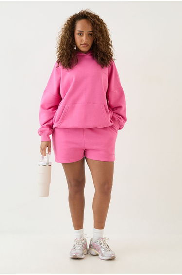 DSGN Studio Oversized Over The Head Hoodie - candy pink