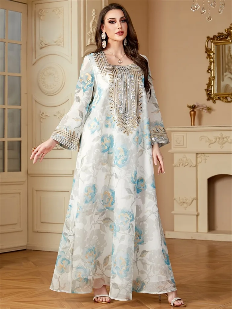 جلابيات تيك تو متعدد الألوان مزين بالترتر