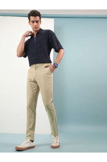 Mid Rise Regular Fit Chino Trousers