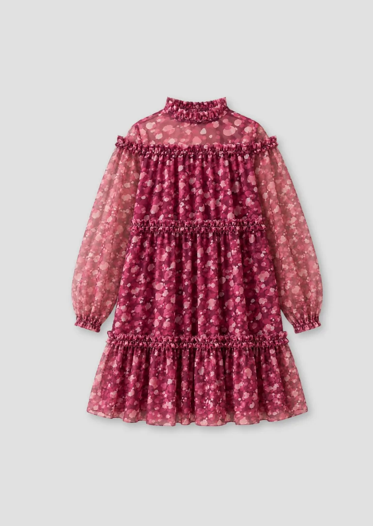 Cara Tiered Mesh Dress - 4