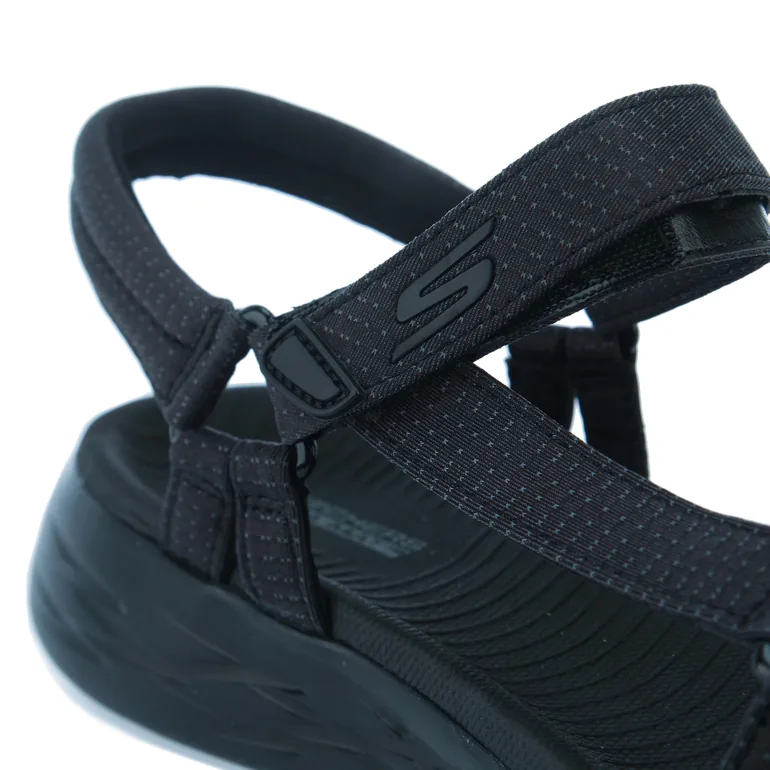 Women's Skechers On The Go 600 Brilliancy Sandals in Black - 4