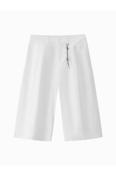Women's Wide Leg Knee Length Shorts