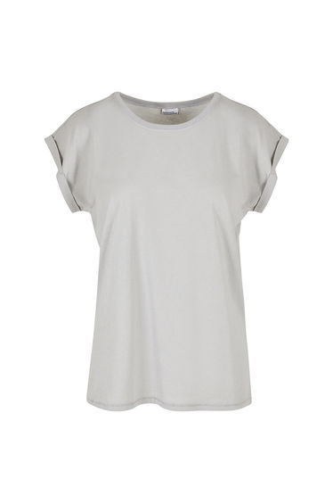 New Morning Studios Womens/Ladies Extended Shoulder Regular T-Shirt - Light Asphalt