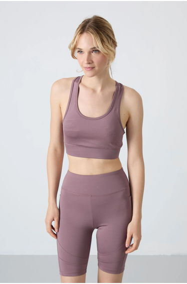 TOMMY Sleeveless Cropped Fitted Sports Top