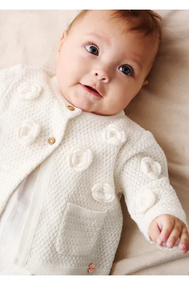 Dolly Flower Knit Cardigan