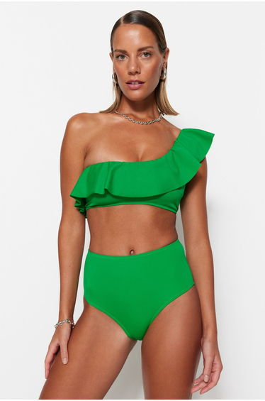 Bikini Bottom - Green - Plain