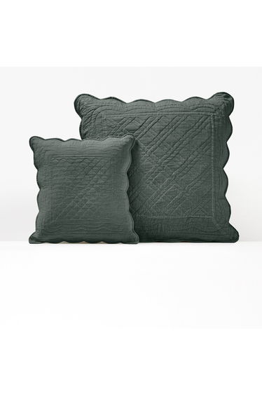 Scenario Quilted Cotton Cushion Cover