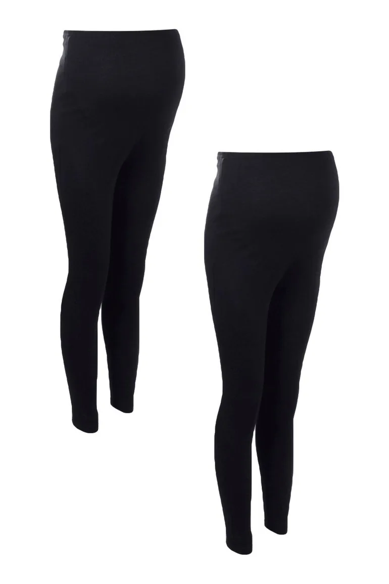 Maternity Christina 2 Pack Over The Bump Legging - black - 2
