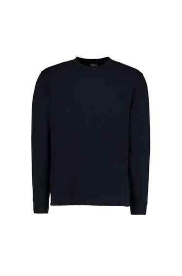 Kustom Kit Mens Klassic Knitted Sweatshirt - Navy Blue
