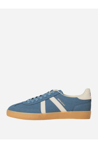 Men Teal Lace Up Suede Sneakers
