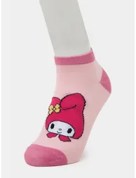 Girls Set of 3 - My Melody Ankle Socks - 5