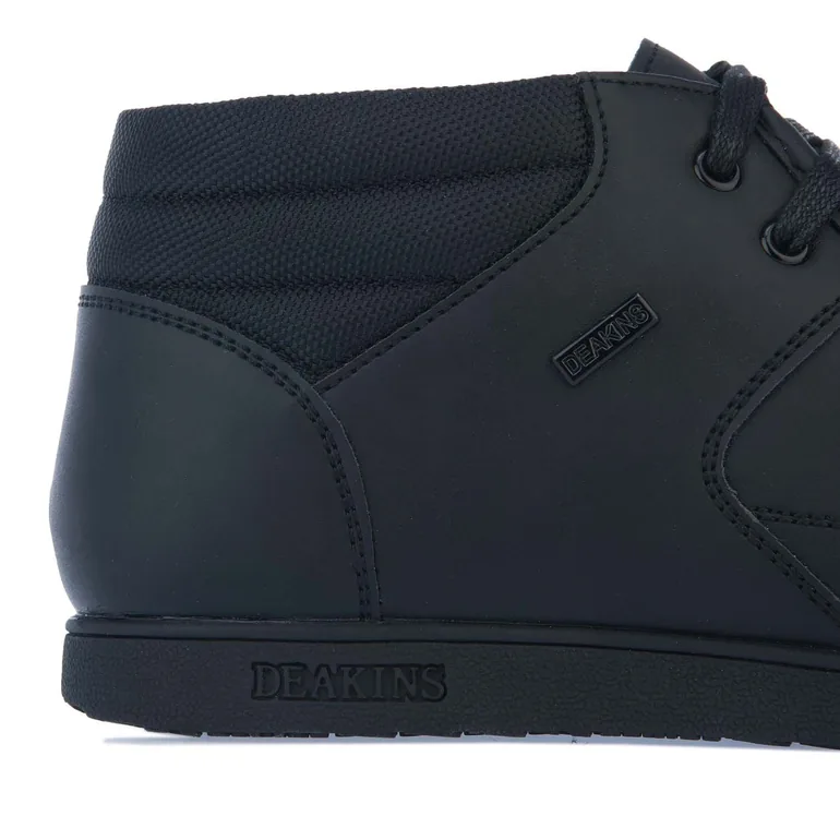 Men's Deakins Cobbler Back to School Boot in Black - 5