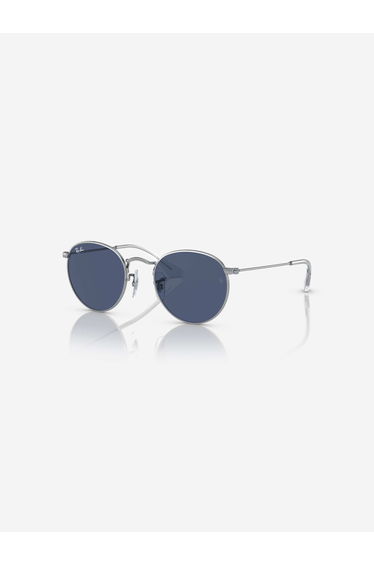 Kids Round Sunglasses in Silver