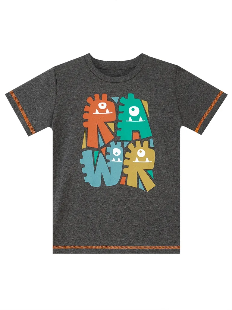 Rawr Dino Boy T-shirt Shorts Set - 5