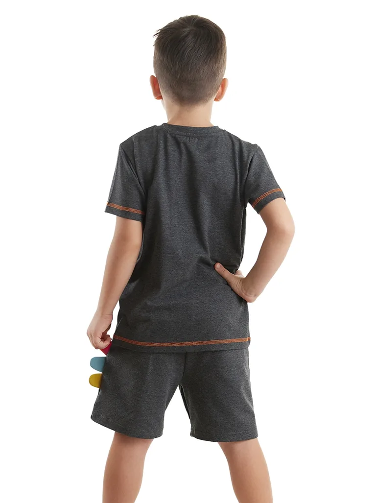 Rawr Dino Boy T-shirt Shorts Set - 4