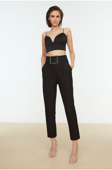 Pants - Black - Straight