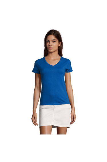 SOLS Womens/Ladies Imperial V Neck T-Shirt - Royal Blue