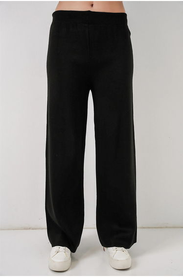 BDART Textured V-Neck Knitwear Cardigan and Wide Leg Pants Set product thumbnail 3