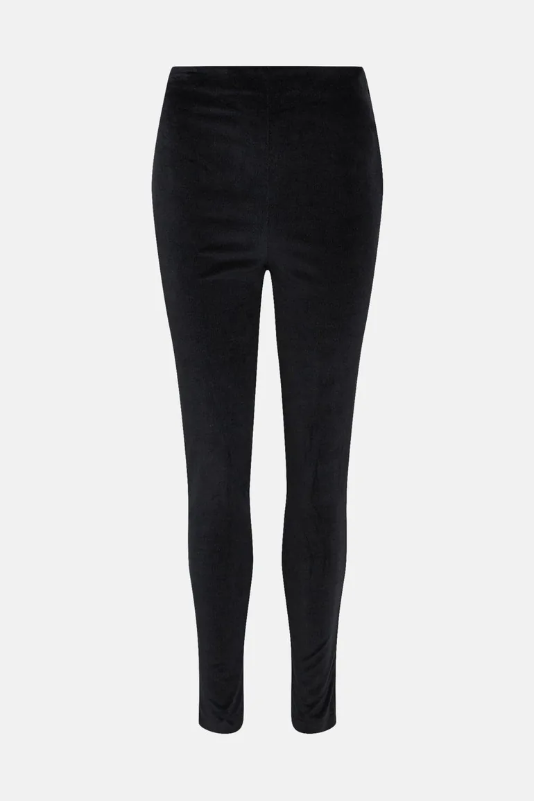 Velvet Skinny Zip Side Trouser - 3