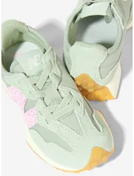 New Balance Girls 327 Bungee Lace Trainers in Green - 2