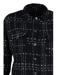 Black Chenille Woven Shirt - 6
