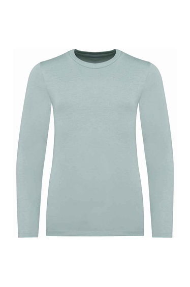 Native Spirit Childrens/Kids Organic Cotton Long-Sleeved T-Shirt - Jade Green
