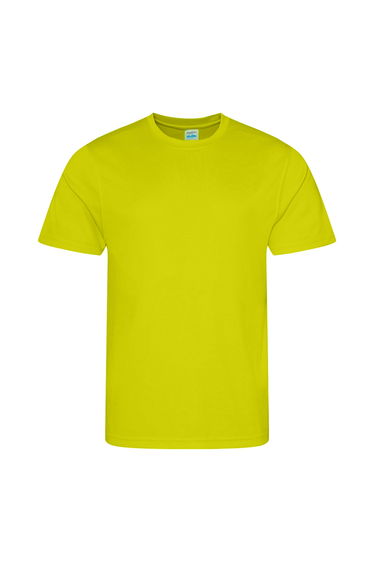 AWDis Just Cool Mens Performance Plain T-Shirt - Citrus