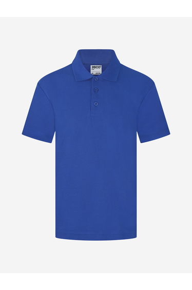 Kids School Polo Shirt in Blue