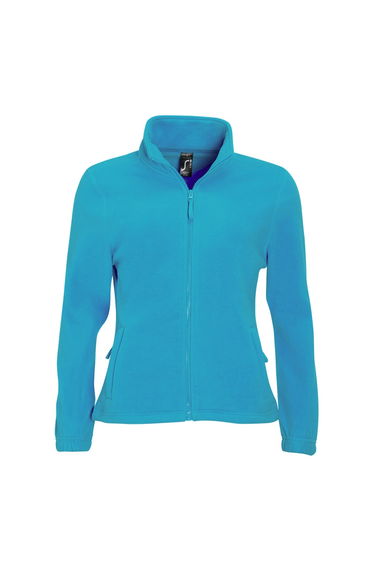SOLS Womens/Ladies North Full Zip Fleece Jacket - Aqua