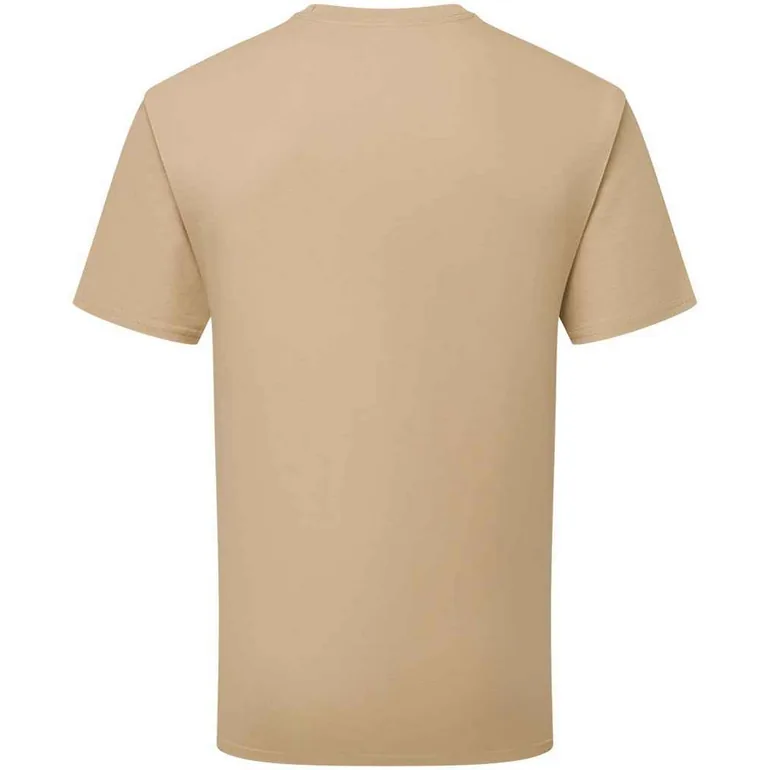 Russell Unisex Adult Super Ringspun Cotton Classic T-Shirt - Tan - 1