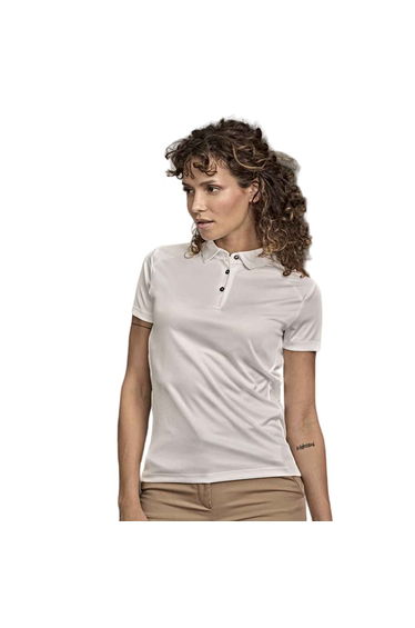 Tee Jays Womens/Ladies Luxury Sports Polo Shirt - White