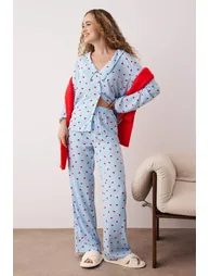 بيجامة ترينديول باللون الأزرق