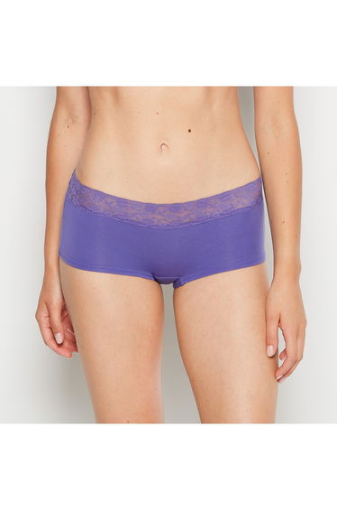 Boyshort Panty in Purple Opulence