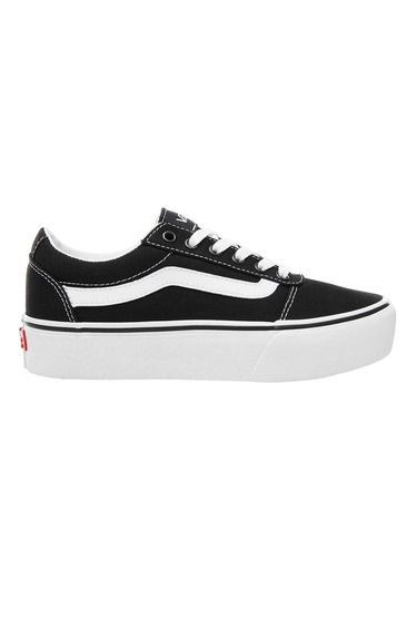 Vans Womens/Ladies Ward Platform Trainers - Black/White