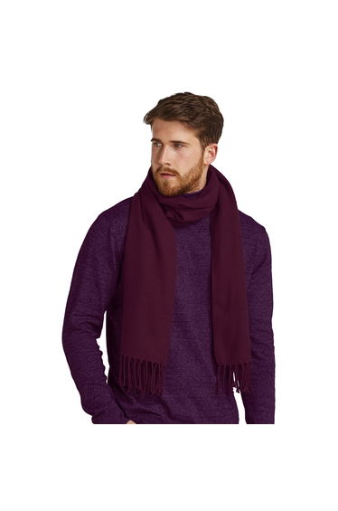 Beechfield Classic Woven Scarf - Burgundy