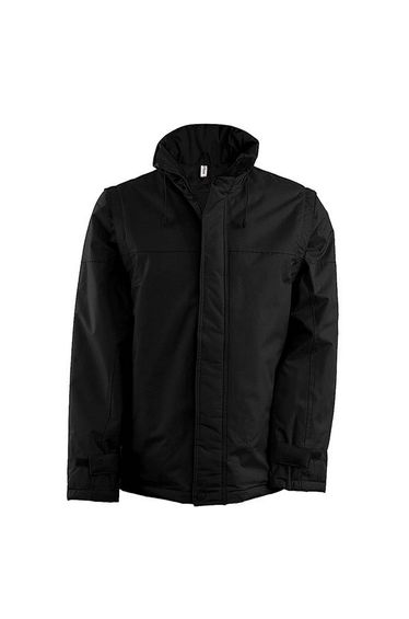 Kariban Mens Factory Zip-off Sleeves Jacket - Black