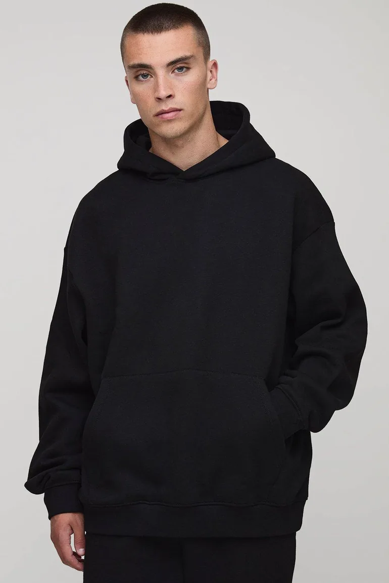 Basic Oversized Over the Head Hoodie