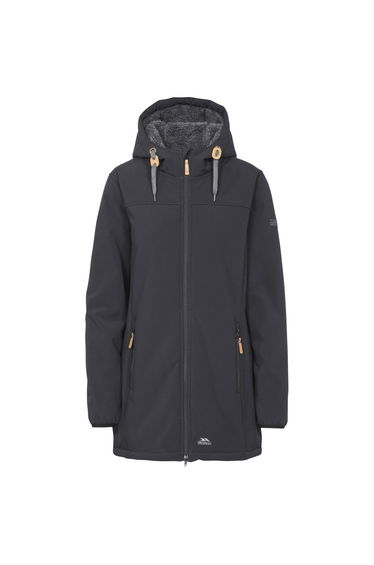 Trespass Womens/Ladies Kristen Longer Length Hooded Waterproof Jacket - Black