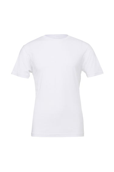 Bella + Canvas Unisex Jersey Crew Neck T-Shirt - White