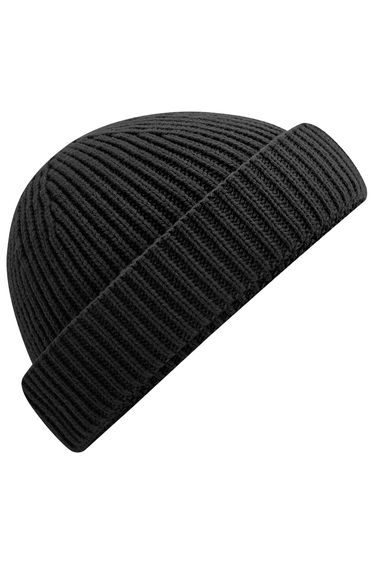 Beechfield Unisex Adult Harbour Fisherman Beanie - Black