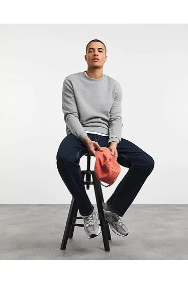 Straight Fit Stretch Jeans Rinse Wash