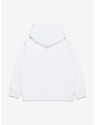 هودي أطفال بطبعة شعار - أبيض - 1
