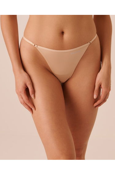 Adjustable Microfiber String Panty