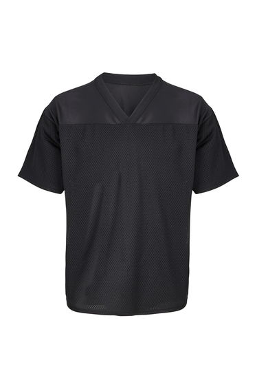 SOLS Unisex Adult Nino V Neck T-Shirt - Black