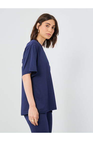 Number Print Longline T-Shirt and Flared Leggings Co-Ords