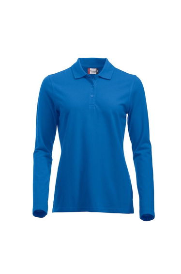Clique Womens/Ladies Classic Marion Long-Sleeved Polo Shirt - Royal Blue